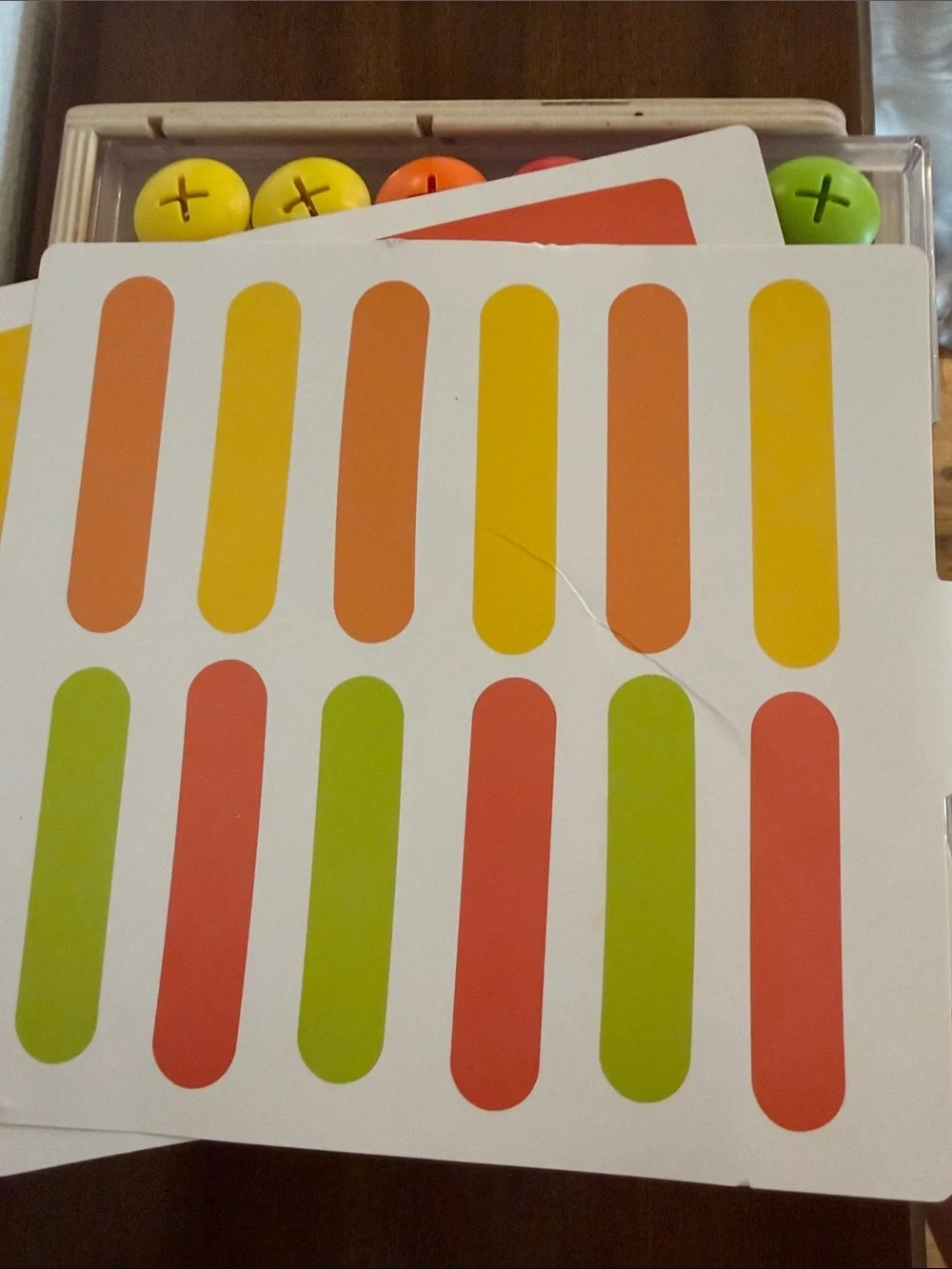 Lovevery Mosaic Button Board Color Sorting Pattern Fine Motor Toy